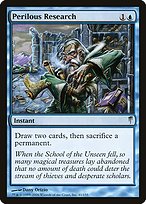 Magic the Gathering Card - Perilous Research - MTG Circle