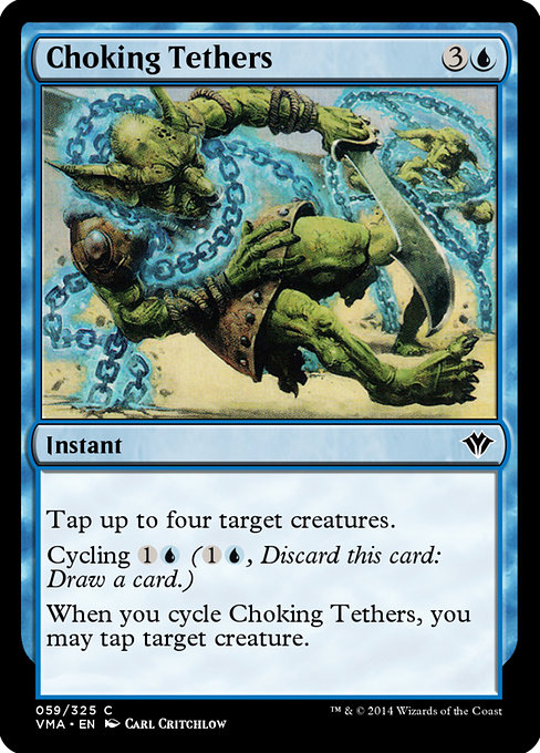Magic the Gathering Card - Choking Tethers - MTG Circle