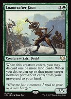 Magic the Gathering Card - Loamcrafter Faun - MTG Circle