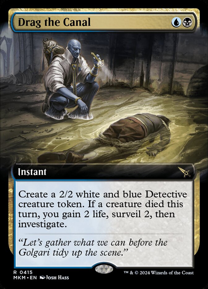 Magic the Gathering Card - Drag the Canal - MTG Circle