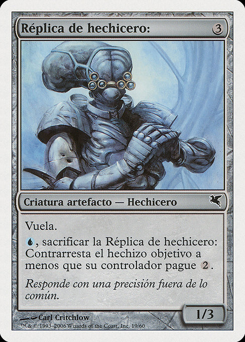 Magic the Gathering Card - Wizard Replica - MTG Circle