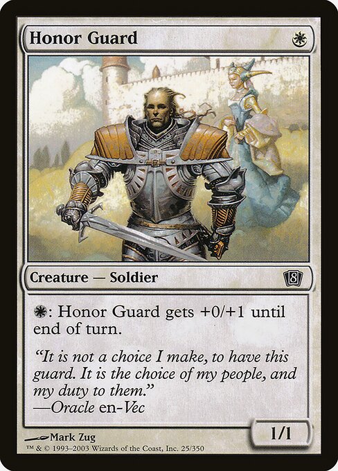 Magic the Gathering Card - Honor Guard - MTG Circle