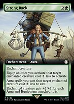 Magic the Gathering Card - Strong Back - MTG Circle
