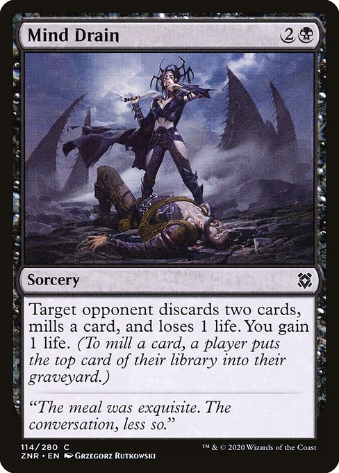 Magic the Gathering Card - Mind Drain - MTG Circle