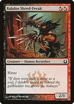 Magic the Gathering Card - Rakdos Shred-Freak - MTG Circle