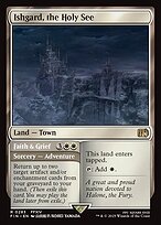 Magic the Gathering Card - Ishgard, the Holy See // Faith & Grief - MTG Circle