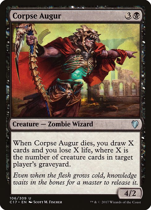 Magic the Gathering Card - Corpse Augur - MTG Circle