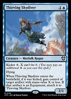 Magic the Gathering Card - Thieving Skydiver - MTG Circle