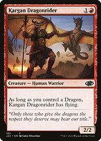 Magic the Gathering Card - Kargan Dragonrider - MTG Circle