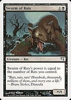 Magic the Gathering Card - Swarm of Rats - MTG Circle