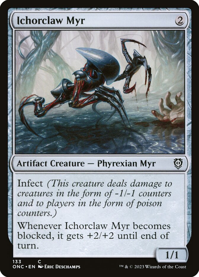 Magic the Gathering Card - Ichorclaw Myr - MTG Circle