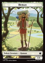 Magic the Gathering Card - Human - MTG Circle