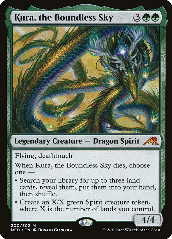 Magic the Gathering Card - Kura, the Boundless Sky - MTG Circle