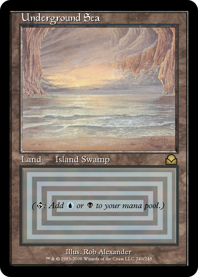 Magic the Gathering Card - Underground Sea - MTG Circle