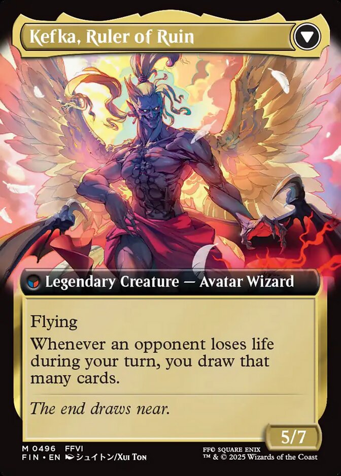 Magic the Gathering Card - Kefka, Ruler of Ruin - MTG Circle
