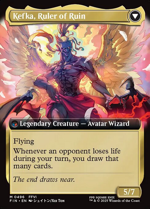 Magic the Gathering Card - Kefka, Ruler of Ruin - MTG Circle