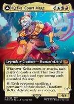 Magic the Gathering Card - Kefka, Court Mage // Kefka, Ruler of Ruin - MTG Circle