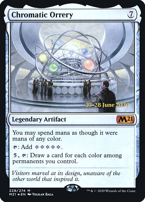 Magic the Gathering Card - Chromatic Orrery - MTG Circle