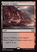 Magic the Gathering Card - Temple of Malice - MTG Circle