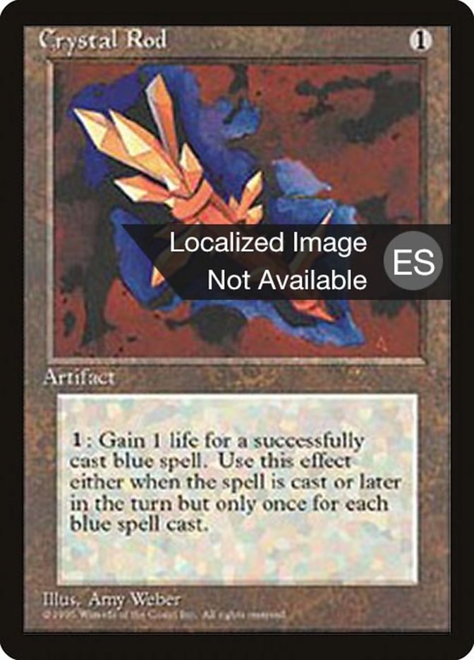 Magic the Gathering Card - Crystal Rod - MTG Circle