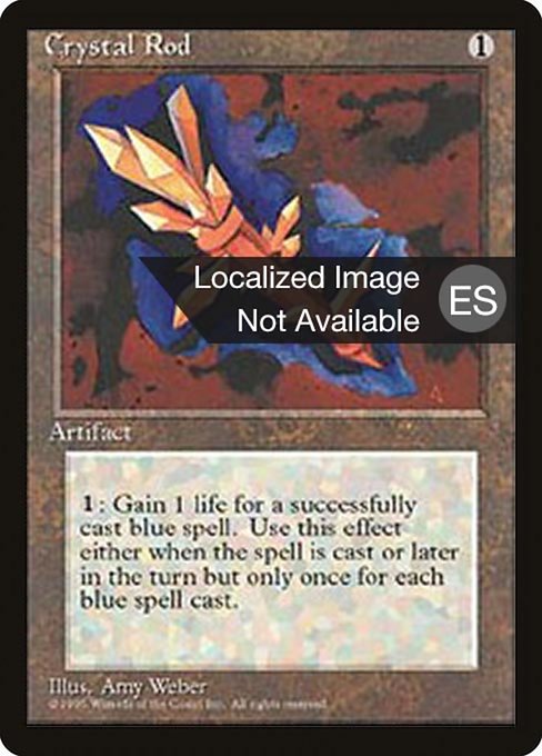 Magic the Gathering Card - Crystal Rod - MTG Circle