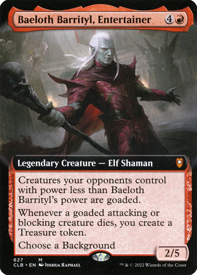 Magic the Gathering Card - Baeloth Barrityl, Entertainer - MTG Circle