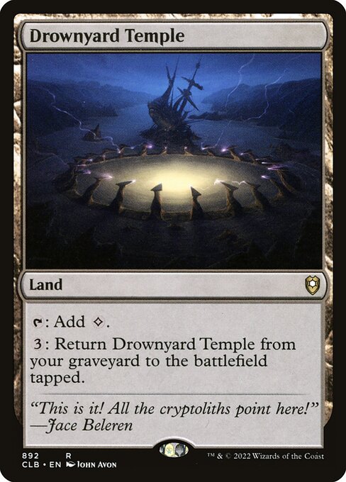Magic the Gathering Card - Drownyard Temple - MTG Circle