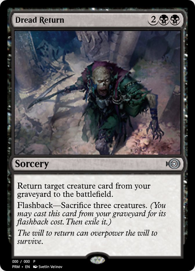 Magic the Gathering Card - Dread Return - MTG Circle
