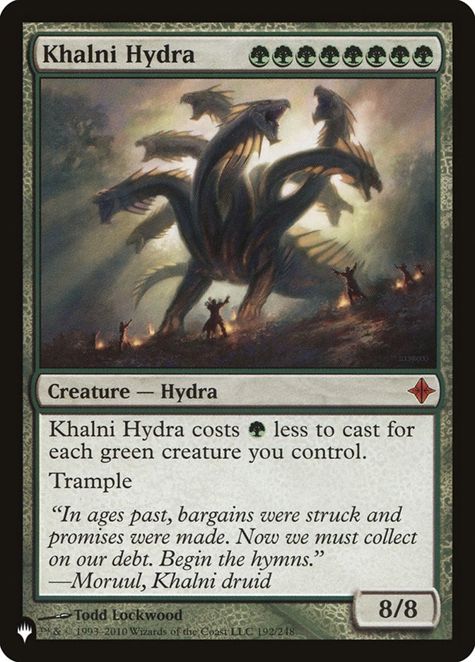 Magic the Gathering Card - Khalni Hydra - MTG Circle