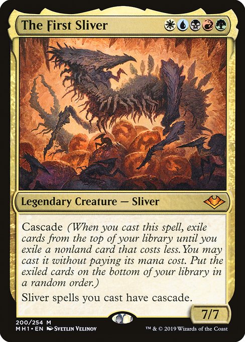 Magic the Gathering Card - The First Sliver - MTG Circle