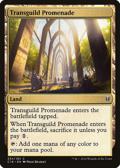 Magic the Gathering Card - Transguild Promenade - MTG Circle