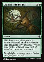 Magic the Gathering Card - Grapple with the Past - MTG Circle