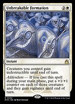 Magic the Gathering Card - Unbreakable Formation - MTG Circle