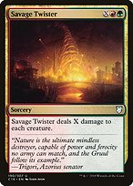 Magic the Gathering Card - Savage Twister - MTG Circle