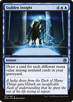 Magic the Gathering Card - Sudden Insight - MTG Circle