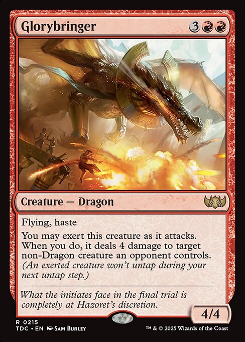 Magic the Gathering Card - Glorybringer - MTG Circle