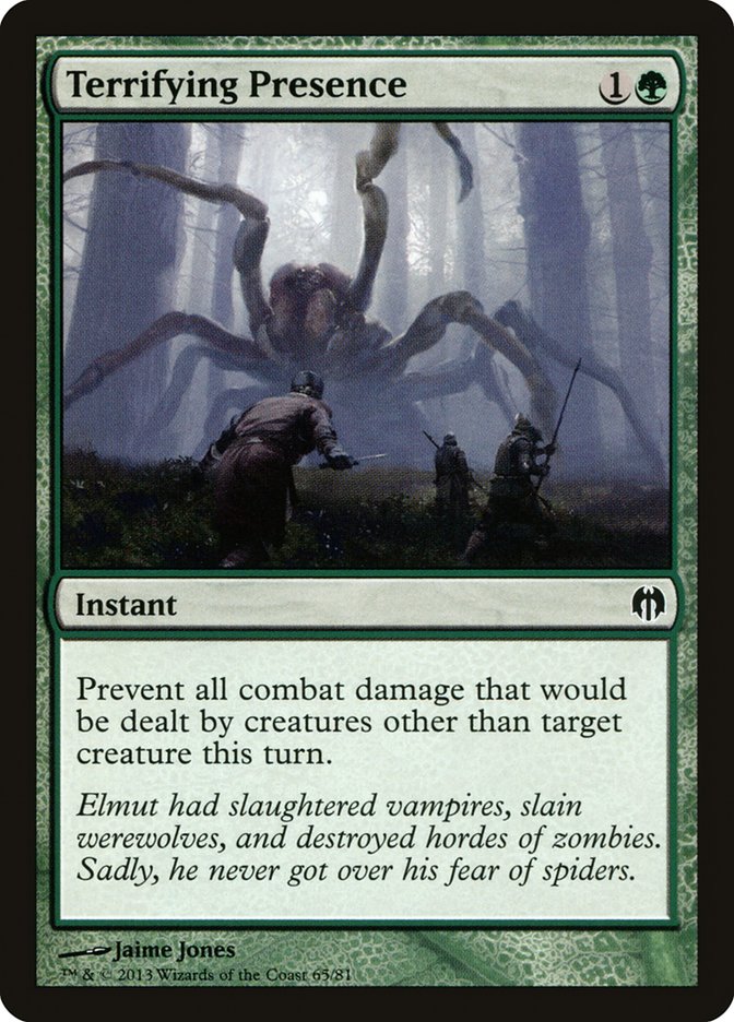 Magic the Gathering Card - Terrifying Presence - MTG Circle