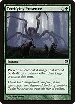 Magic the Gathering Card - Terrifying Presence - MTG Circle