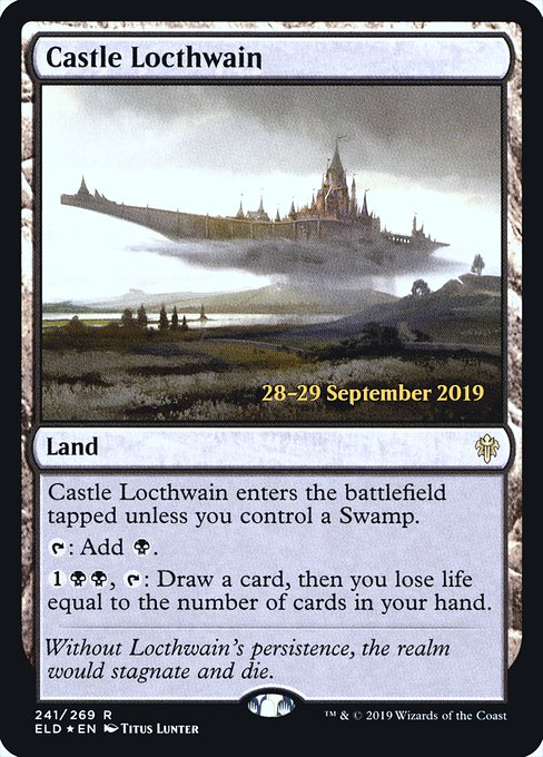 Magic the Gathering Card - Castle Locthwain - MTG Circle