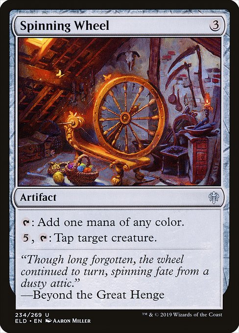 Magic the Gathering Card - Spinning Wheel - MTG Circle
