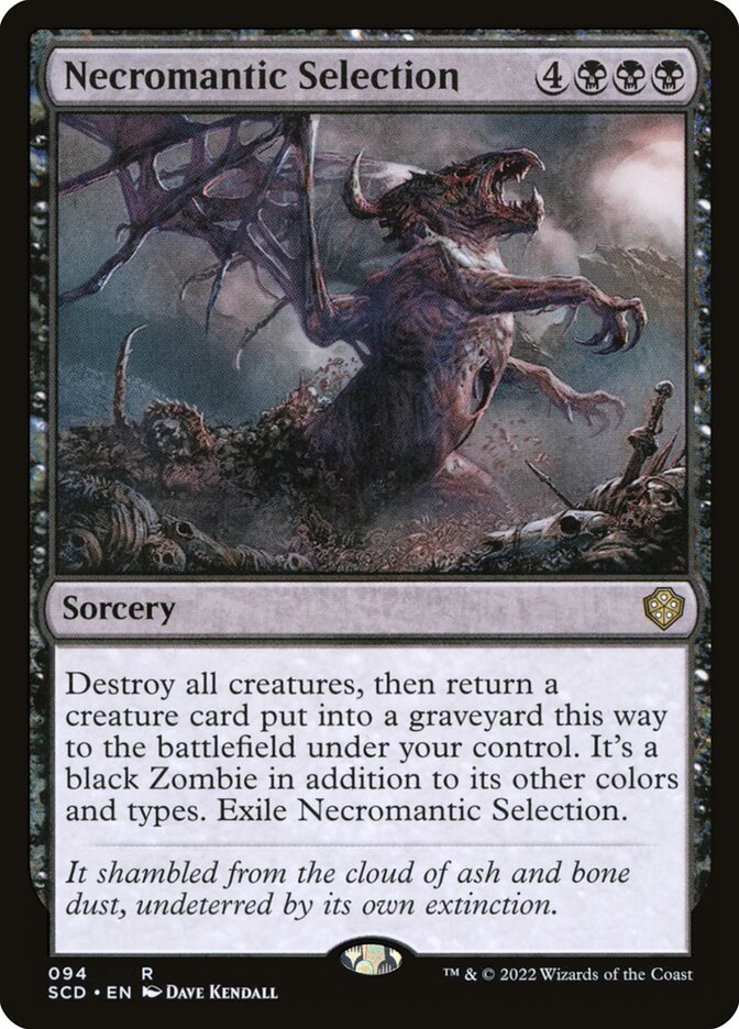 Magic the Gathering Card - Necromantic Selection - MTG Circle