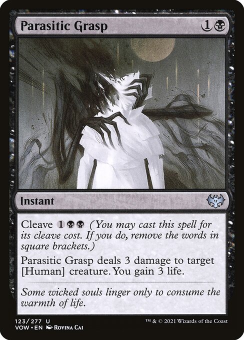 Magic the Gathering Card - Parasitic Grasp - MTG Circle