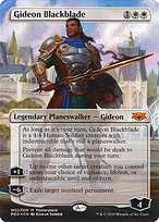 Magic the Gathering Card - Gideon Blackblade - MTG Circle