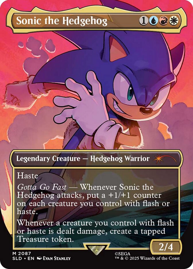 Magic the Gathering Card - Sonic the Hedgehog - MTG Circle