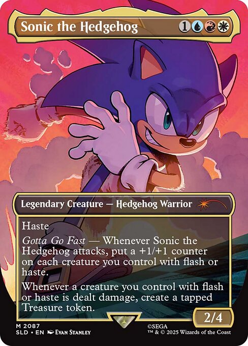 Magic the Gathering Card - Sonic the Hedgehog - MTG Circle
