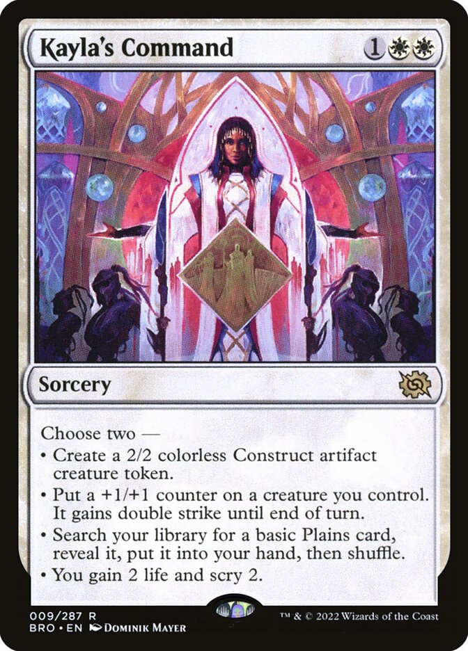 Magic the Gathering Card - Kayla's Command - MTG Circle