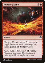 Magic the Gathering Card - Hungry Flames - MTG Circle