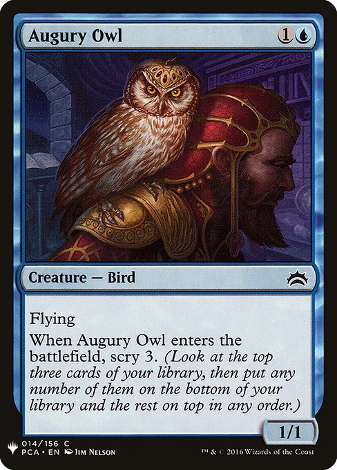 Magic the Gathering Card - Augury Owl - MTG Circle