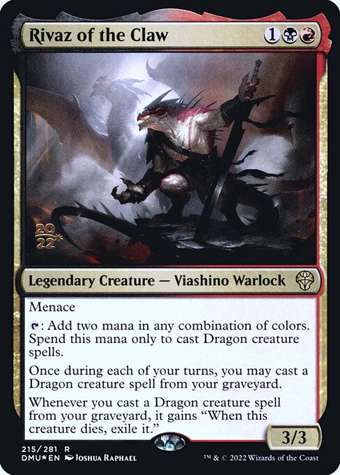 Magic the Gathering Card - Rivaz of the Claw - MTG Circle