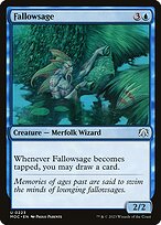 Magic the Gathering Card - Fallowsage - MTG Circle